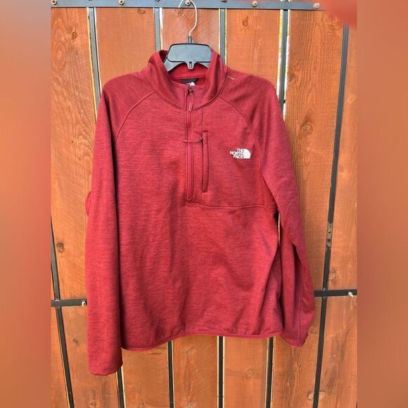 The North Face Canyonlands 1/2 zip Jacket red size large - Picture 2 of 4